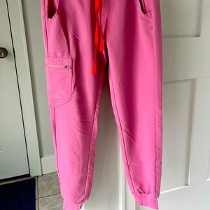 Figs XS Pink Zamora pants
